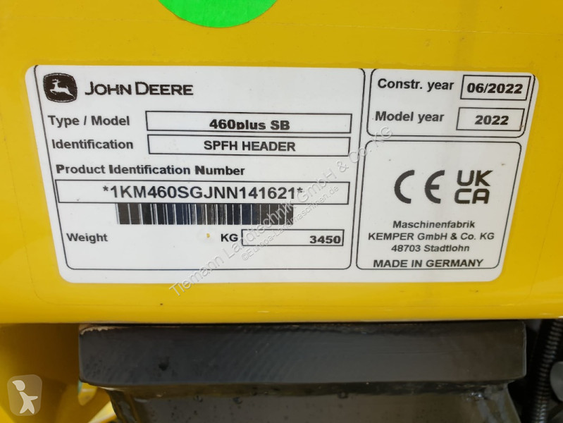 Ensilaje Kemper 460 PLUS STALKBUSTER