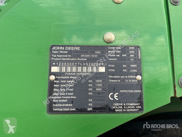 Kiszonka John Deere  8300