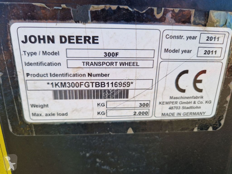 Ensilage/ensilering/grønthøst John Deere 300F...