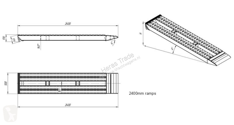 Équipements PL Rampe de chargement Aluminium...