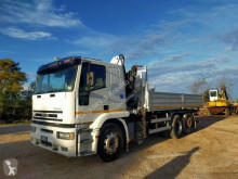 Camión Iveco Eurotech Cursor 430 volquete volquete trilateral usado