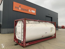 Semi remorque TOP: 20FT, 24.940L tankcontainer, L4BN, UN Portable, T11, steam heating, bottom discharge, 5Y + CSC-test: 03/2024 porte containers occasion