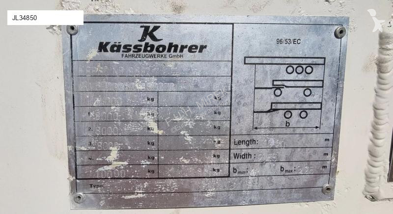 Semitrailer Kässbohrer SSL40