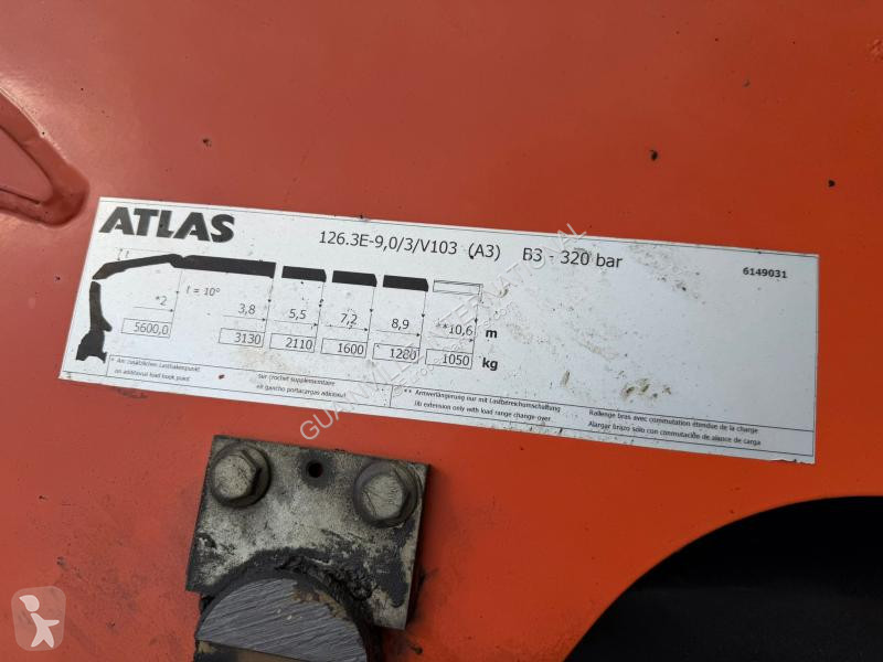 Attrezzature automezzi pesanti Atlas  126.3E - A3