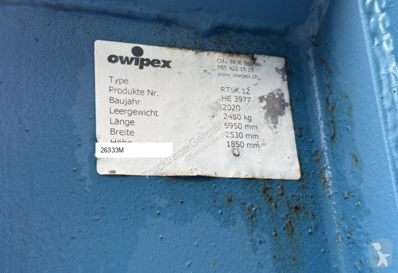 Uitrusting voor vrachtwagens  600 RTSK 12...