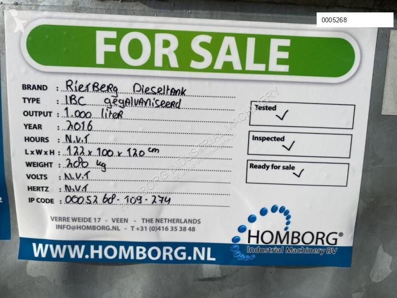 Uitrusting voor vrachtwagens  IBC Rietberg 1000...