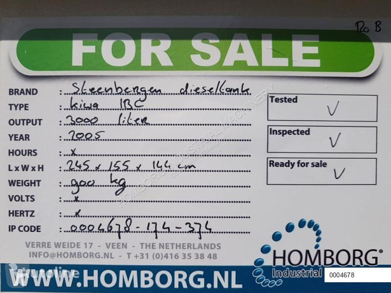 Uitrusting voor vrachtwagens  Dieseltank...