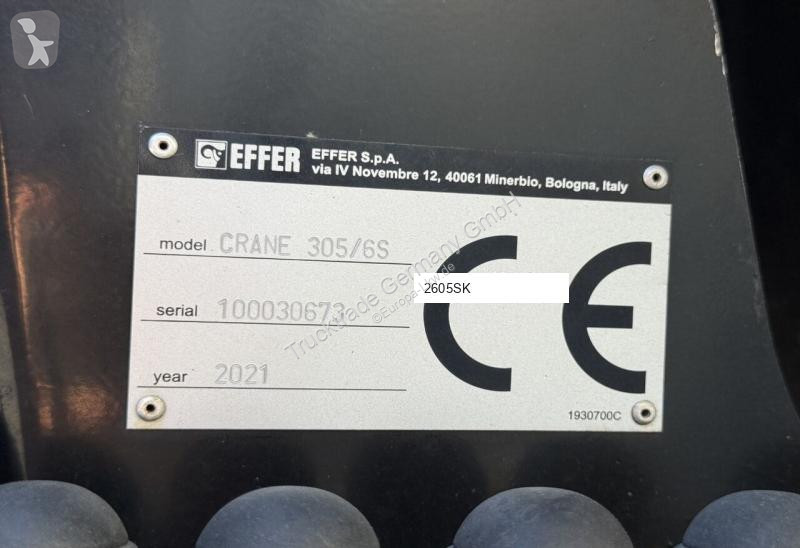Vybavení pro nákladní vozy Effer 305/6S
