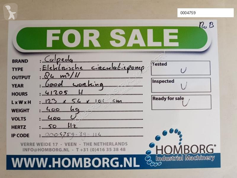 Uitrusting voor vrachtwagens  Waterpomp...