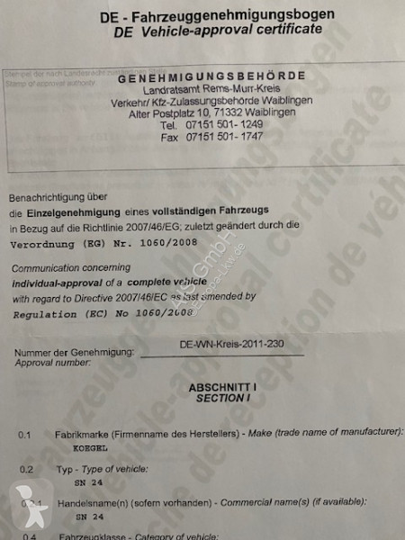 Návěs Kögel Kögel SafeServer Getränke-Zertifiziert
