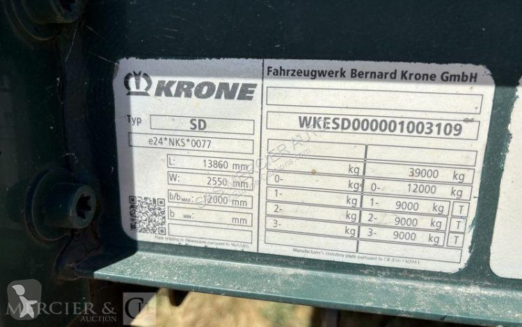 Semi remorque Krone