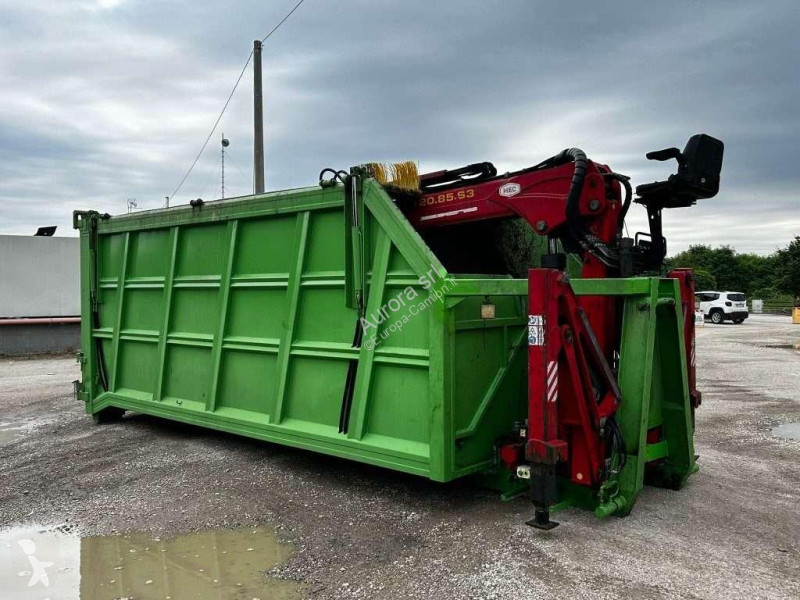 MEC SCARRABILE USATO CON COPERCHIO E GRU Truck...