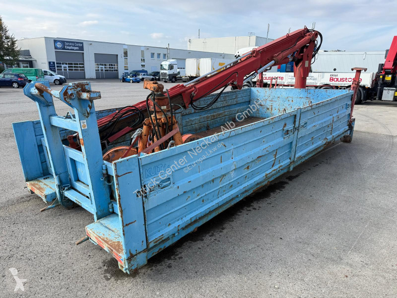Atlas Abrollcontainer mit Kran AK100.1 - 12,1m...