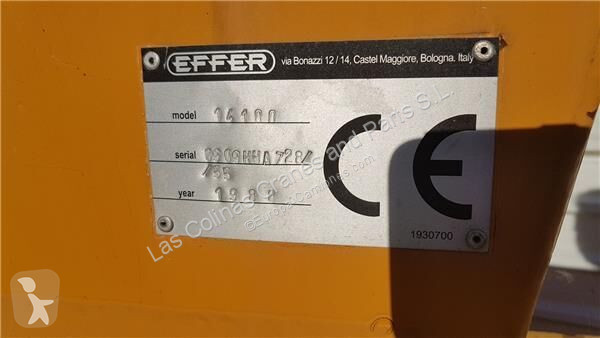 Uitrusting voor vrachtwagens Effer Grua Brazo...