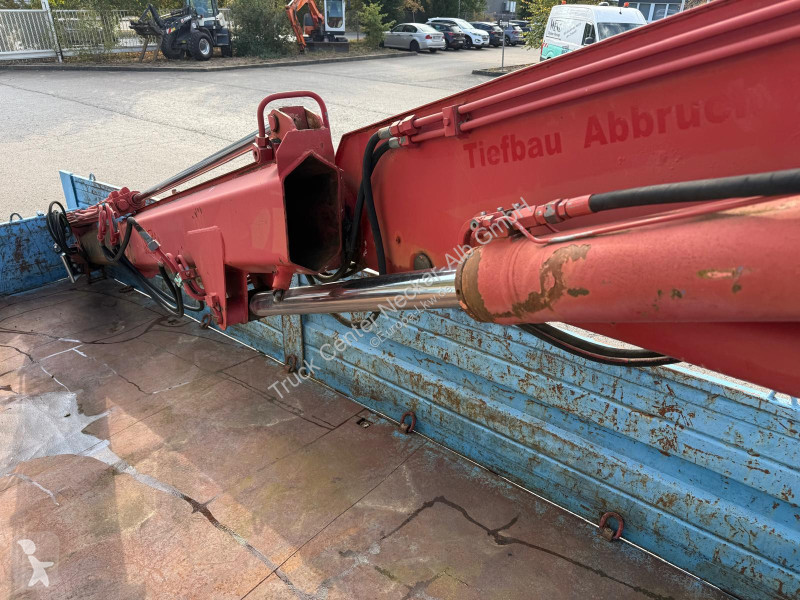 Atlas Abrollcontainer mit Kran AK100.1 - 12,1m...