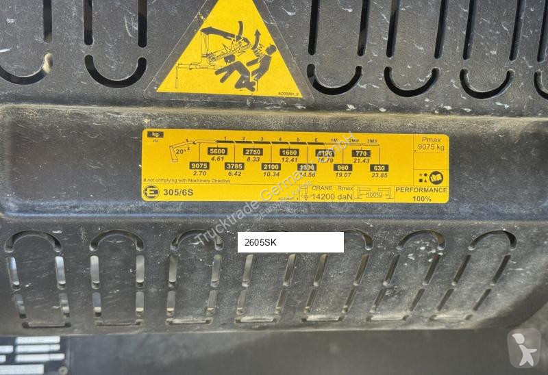 Vybavení pro nákladní vozy Effer 305/6S