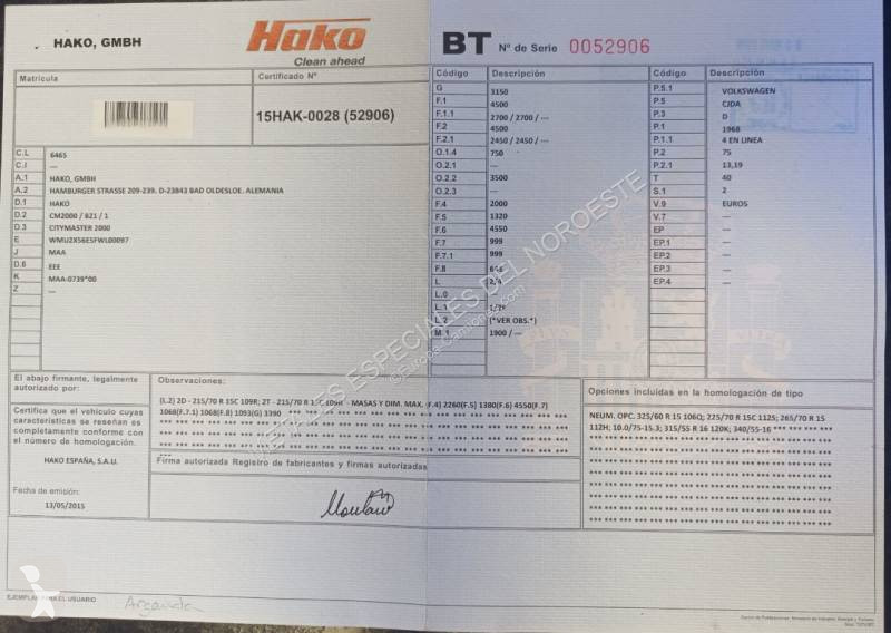 Uitrusting voor vrachtwagens Hako