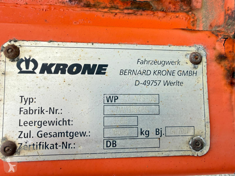 Equipamentos pesados Krone   7,70 m BDF Jumbo...