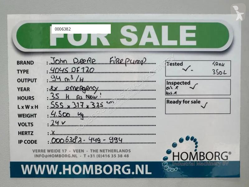 Uitrusting voor vrachtwagens John Deere 4045 DF...