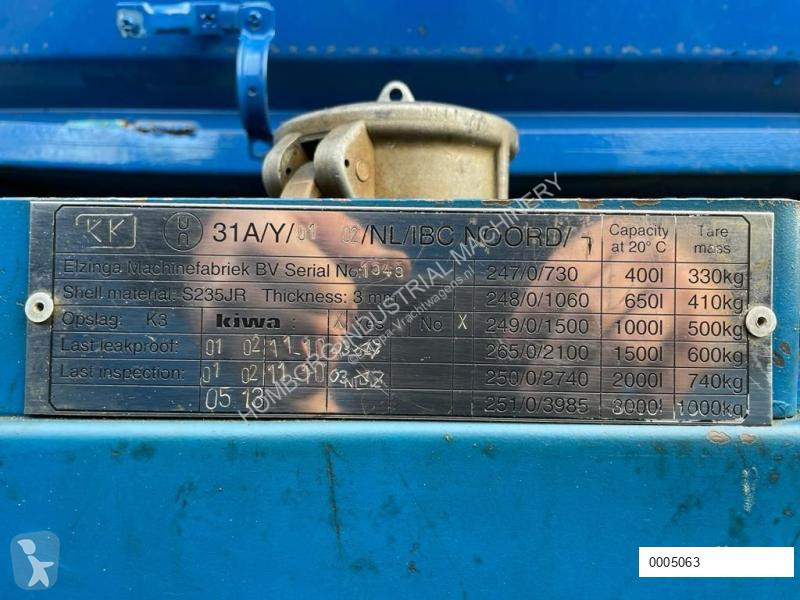 Uitrusting voor vrachtwagens  IBC 1000 liter...