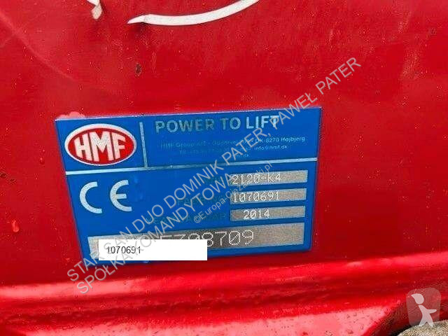 Uitrusting voor vrachtwagens HMF 2120 K4 2014...