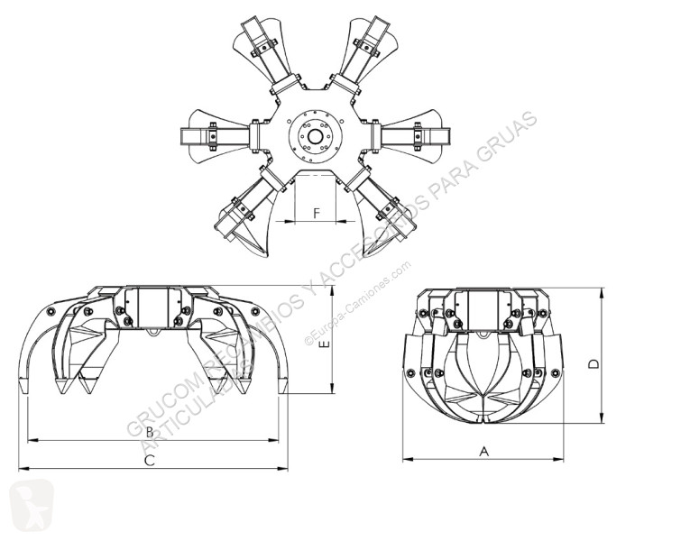 PL-utrustningar Pulpo chatarrero PLP 320/5