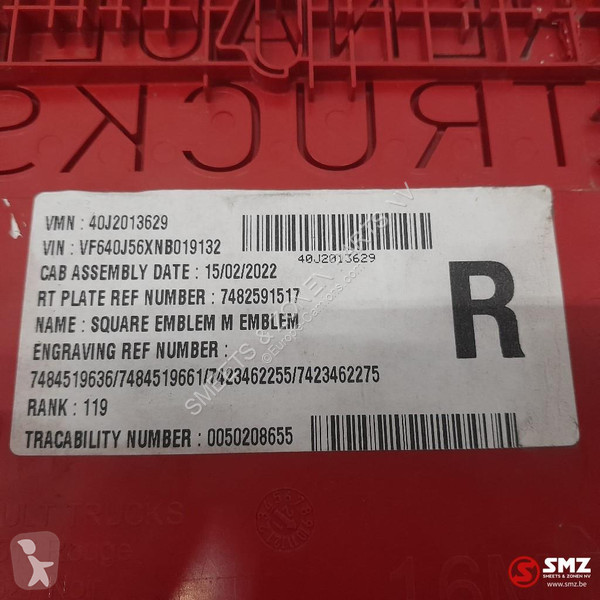 تجهيزات الآليات الثقيلة Renault Occ embleem...