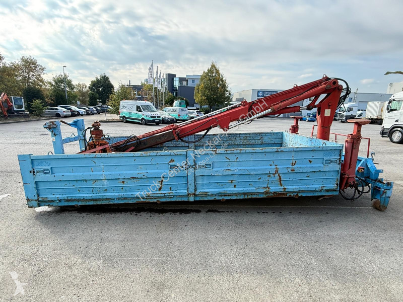 Atlas Abrollcontainer mit Kran AK100.1 - 12,1m...