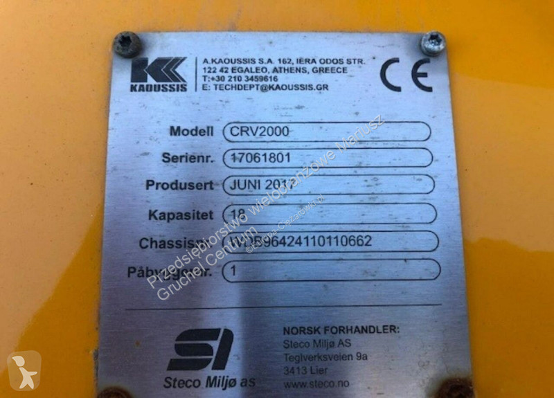 Оборудване за камиони NTM Kaoussis CRV 2000 -...