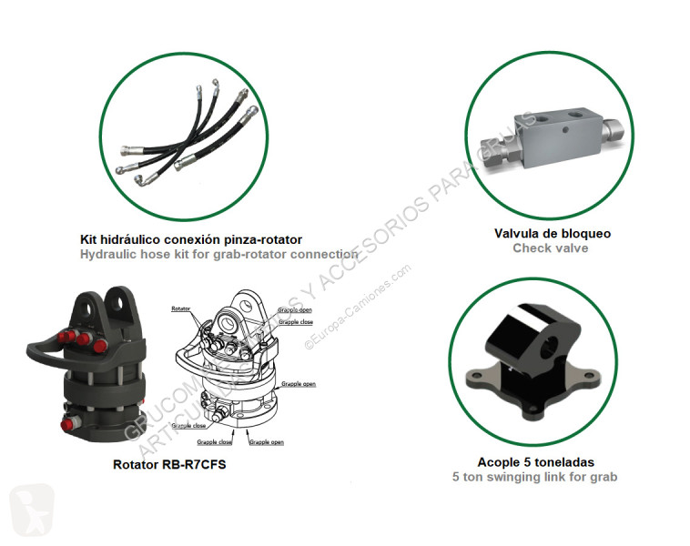 PL-utrustningar  Pinza para agricultura PAF-14