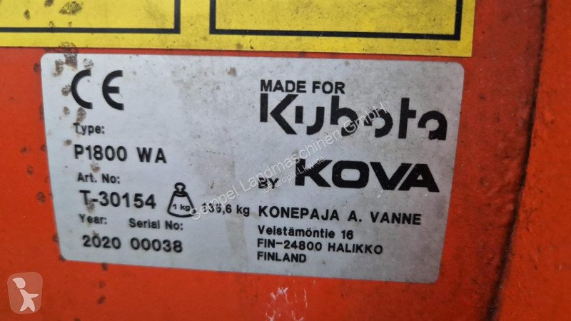 تجهيزات الآليات الثقيلة Kubota  Kubota 1800mm...