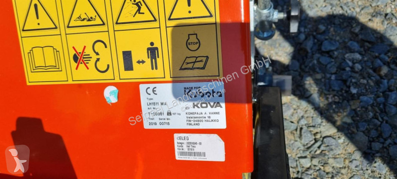 معدات التنظيف Kubota  KOVA LH1511 WA 150CM 1000...