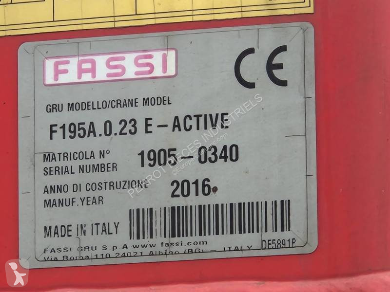 تجهيزات الآليات الثقيلة Fassi