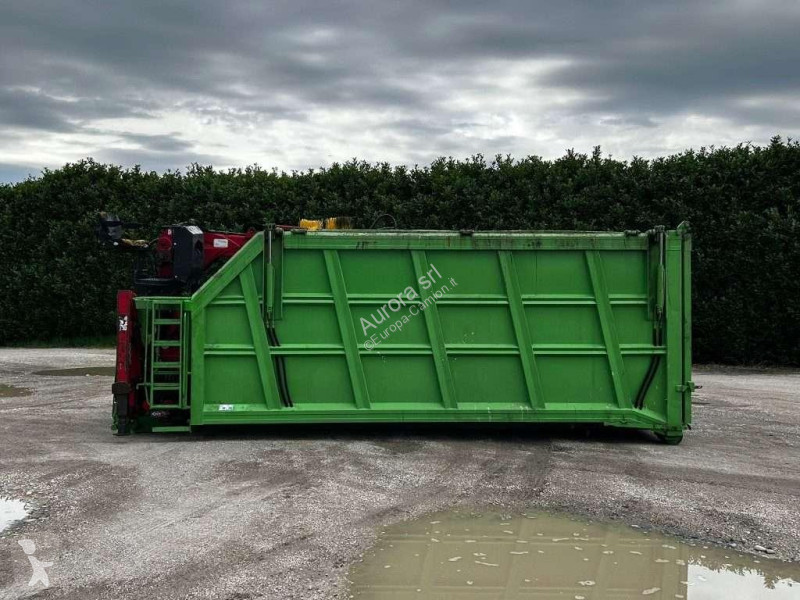 MEC SCARRABILE USATO CON COPERCHIO E GRU Truck...