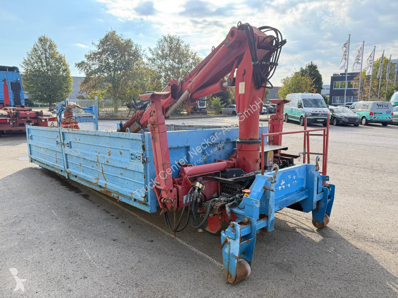 Atlas Abrollcontainer mit Kran AK100.1 - 12,1m...