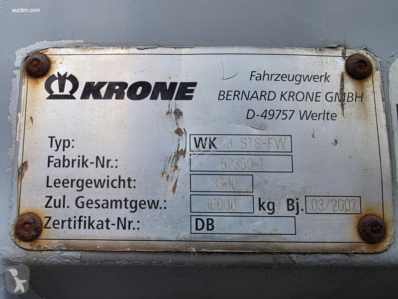 Krone wk7,3 sts-fw Truck equipments