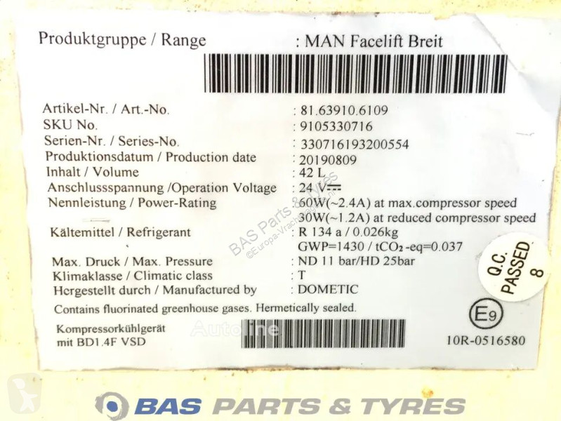 MAN  Truck equipments