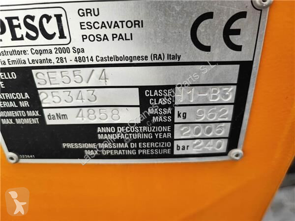 Attrezzature automezzi pesanti Pesci SE55/4
