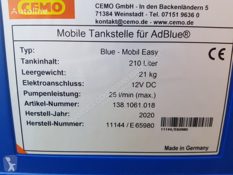Equipamentos pesados  Cemo ad blue tank