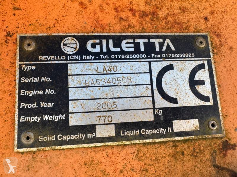 Equipamientos  Giletta