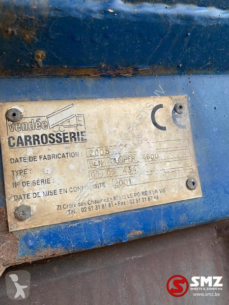 Uitrusting voor vrachtwagens  Occ Kipbak