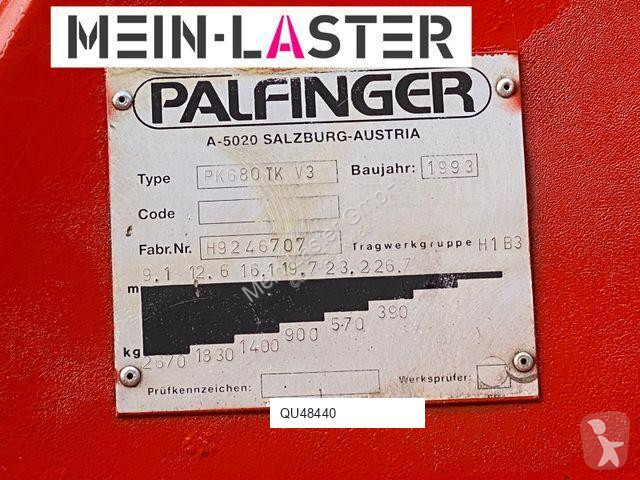 تجهيزات الآليات الثقيلة Palfinger PK 680 TK...