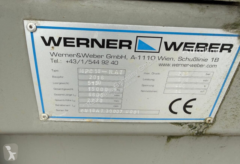 تجهيزات الآليات الثقيلة  600 Werner MPC 18