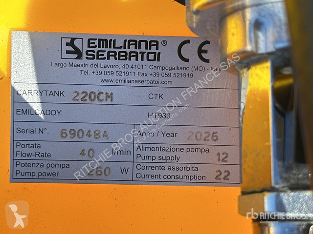 Teherautó felszerelések Emiliana Serbatoi...
