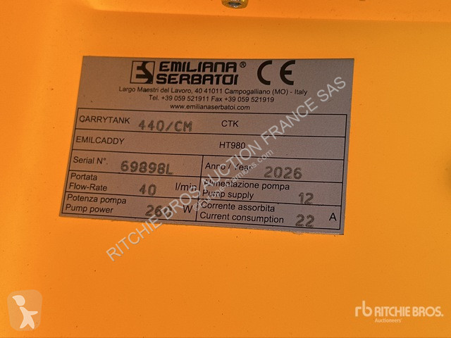 Equipamentos pesados Emiliana Serbatoi  EU-TANK...