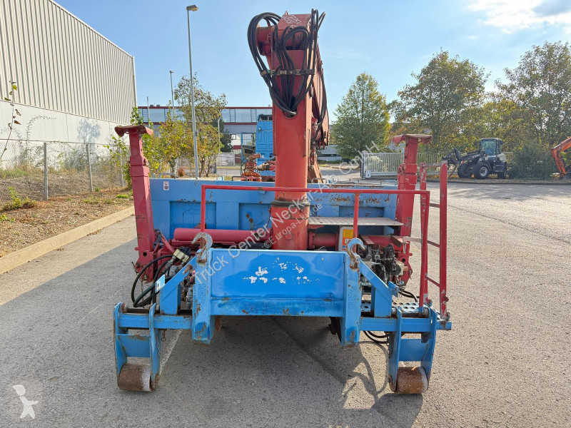Atlas Abrollcontainer mit Kran AK100.1 - 12,1m...