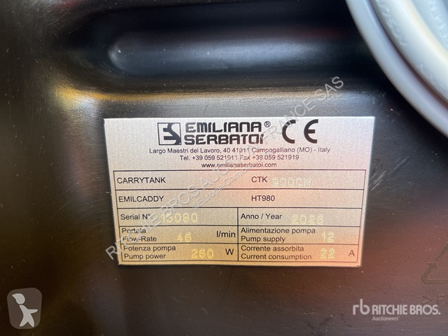 Emiliana Serbatoi  CTK900CM Truck equipments