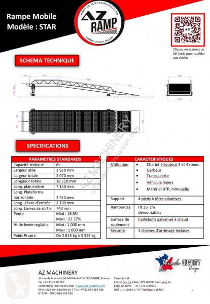 Équipements PL AZ Ramp STAR-8