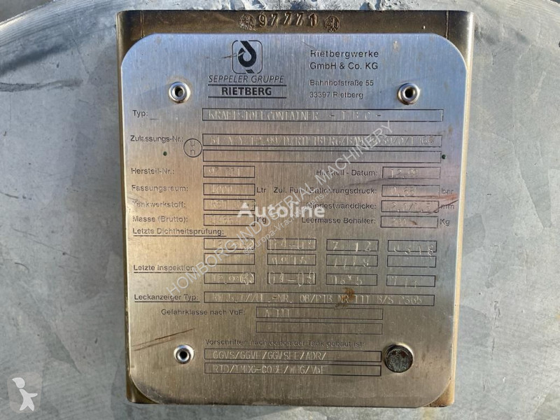 Attrezzature automezzi pesanti  Dieseltank...