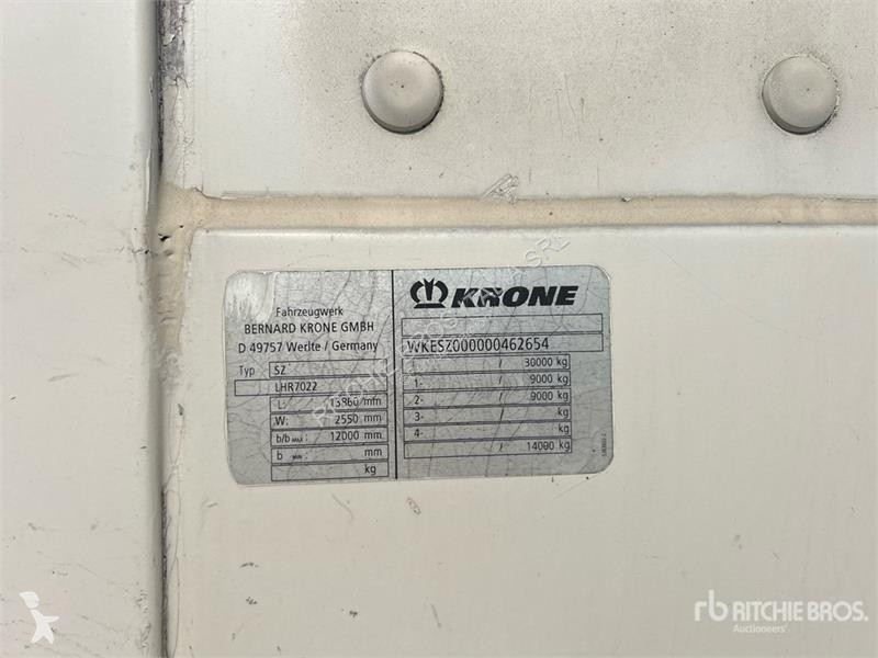 Félpótkocsi Krone SZ T/A Van Trailer